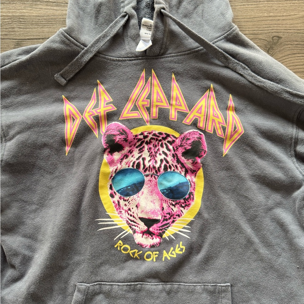Women’s Hoodie - Gray with Pink and Yellow Accents
